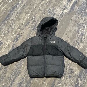 The North Face Charcoal and Black Hooded Jacket
